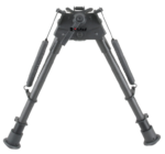 Bípode de resorte giratorio de fibra de carbono de 9-13.5"