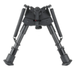 Bípode de resorte giratorio de fibra de carbono de 6-9