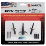 SWHACKER #275 2 BLADE LRP BROADHEAD KIT - SIZE A - 3 PACK - Imagen 2