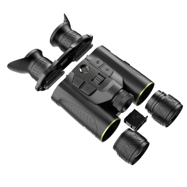 Prismáticos Térmicos Multispectro PIXFRA Draco D335-4K LRF  4 en 1 con visión nocturna y telémetro láser - Imagen 6