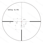 Visor Vector Optics Serie Continental x6 1-6x24i - Imagen 4