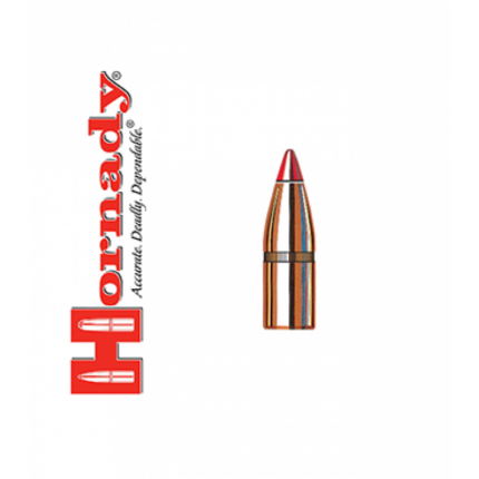 Puntas Hornady V-Max calibre .224 - 55 grains y canal de crimpado