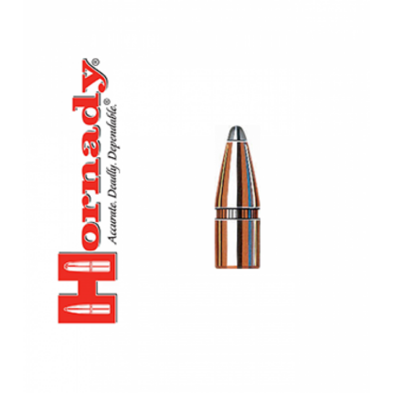 Puntas Hornady Varmint SP calibre .224 - 55 grains y canal de crimpado