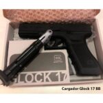 Pistola Co2 GLOCK 17 NEGRA 4,5 MM BB acero M12 - Imagen 2