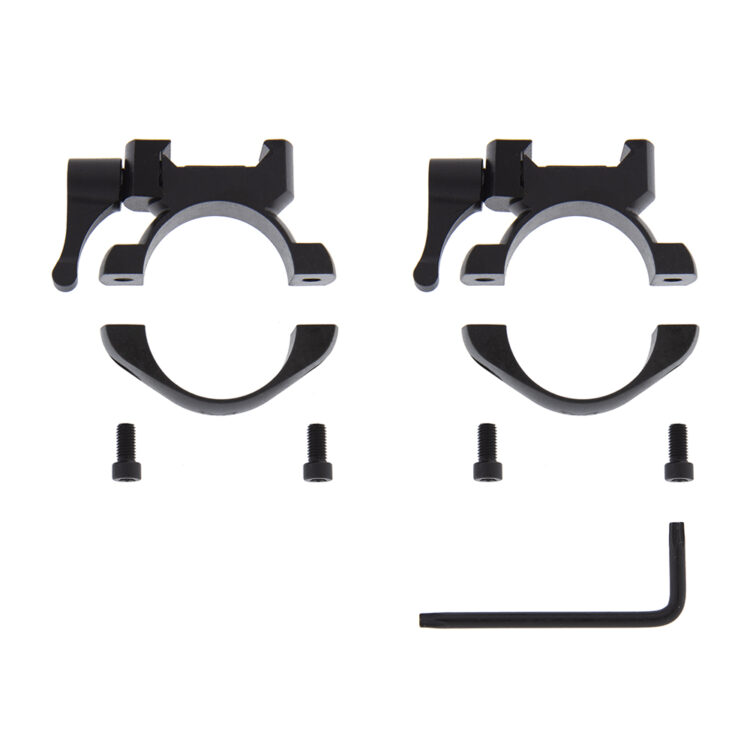 Anillas desmontables de acero Bat Vision 30mm para Weaver y Picatinny - Imagen 5