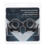 Anillas desmontables de acero Bat Vision 30mm para Weaver y Picatinny - Imagen 2