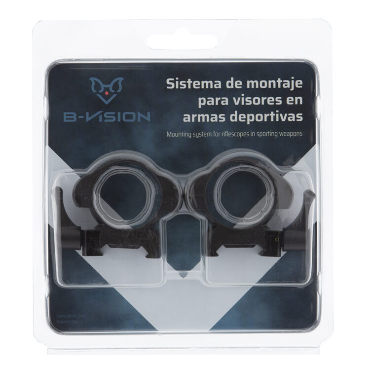Anillas desmontables de acero Bat Vision 30mm para Weaver y Picatinny - Imagen 2