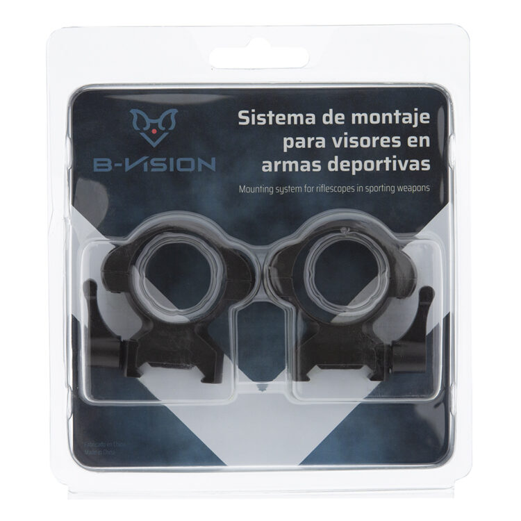 Anillas desmontables de 4 tornillos weaver 30mm B-Vision - Imagen 5