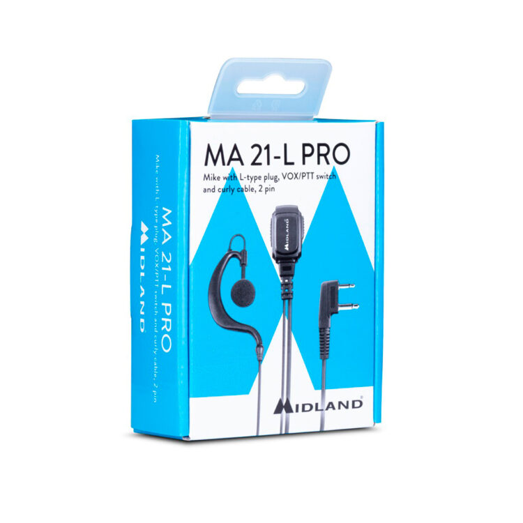 Micrófono Auricular Regulable VOX/PTT MA21/L PRO Midland - Imagen 2