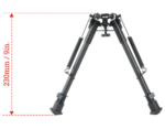 Bípode de resorte de fibra de carbono de 9-13.5" - Imagen 2