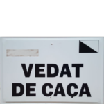 Tablilla Vedat de Caça (C. Valenciana) 50×33