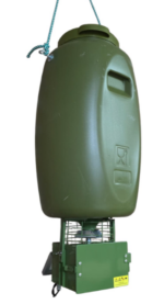 COMEDERO AUTOMÁTICO CON REJILLA  6v + BIDON 60 LITROS + ASA - Imagen 2