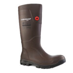 Botas Agua Fieldpro Purofort color marrón Dunlop - Imagen 2