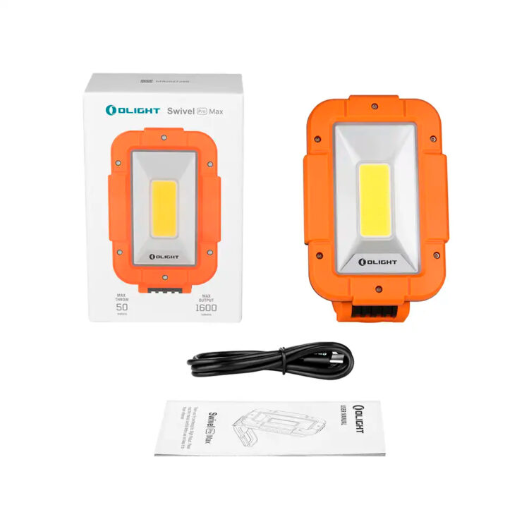 Linterna COB De Trabajo Swivel Pro Max 1.600 Lum  Magnética Olight - Imagen 4