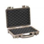 MALETIN PARA PISTOLA TIERRA, ESPUMA CORRUGADA EN EL INTERIOR