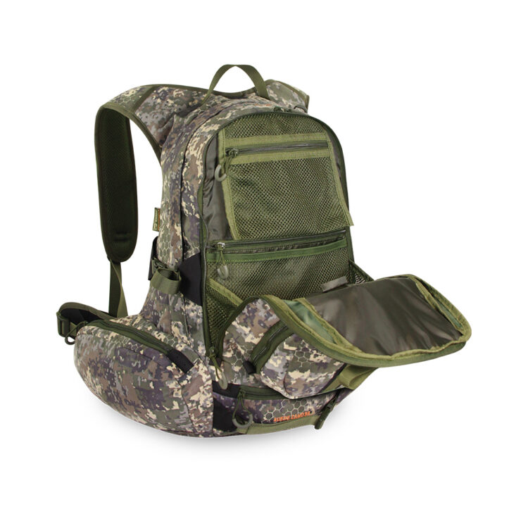 Mochila Caza Con Bolsillo Para Rifle Suede Camo 38 litros PF Pro Nature by Marsupio - Imagen 3