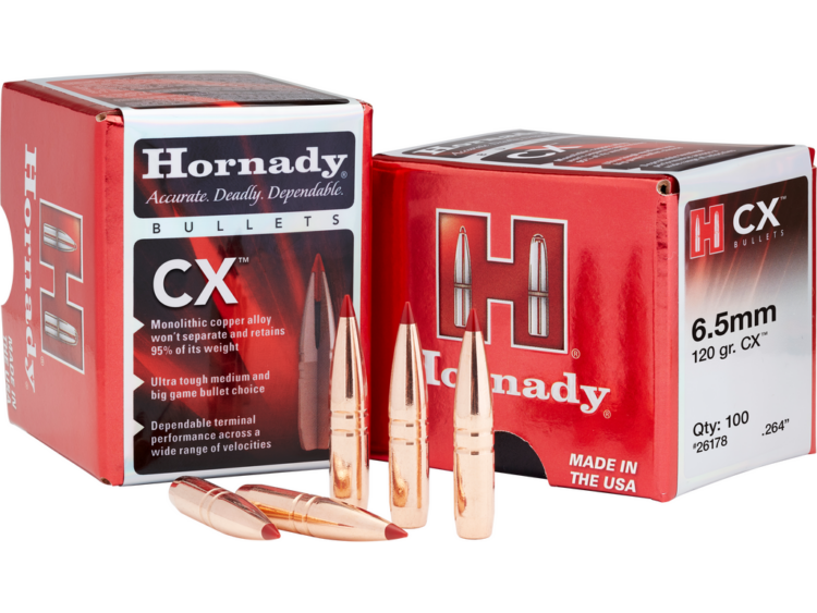 Puntas Hornady CX calibre .243 (6mm) - 80 grains - Imagen 2