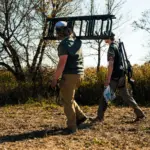 TREE LADDER WITH SAFETY ROPE - Imagen 11