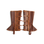 Polainas En Piel De Becerro Con Hebillas