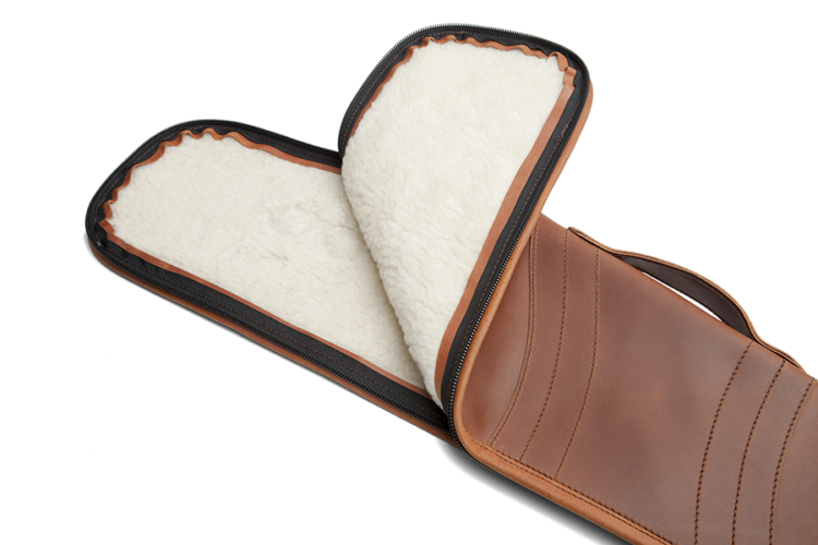 Funda Rifle Cuero Becerro Con Visor - Imagen 2