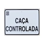 Tablilla CAÇA CONTROLADA (Catalunya) 50×33 - Imagen 2