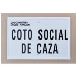 Tablilla COTO SOCIAL DE CAZA (Aragón) 50×33 - Imagen 2