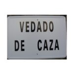 Tablilla VEDADO DE CAZA 50×33