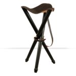 Banqueta Madera Y Piel