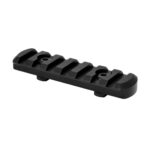 Carril WARNE M-LOK 7 ranuras - negro