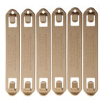 Clips rápidos BLACKHAWK! S.T.R.I.K.E. o PALS/MOLLE coyote (6 ud.) - 5"