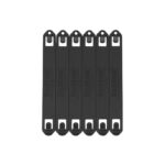 Clips rápidos BLACKHAWK! S.T.R.I.K.E. o PALS/MOLLE negros (6 ud.) - 7"