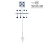 Pincho diana rotativa con soporte diana papel