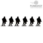 Diana Silueta soldado corriendo 6 elementos