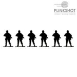 Diana Silueta soldado en espera 6 elementos