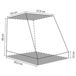 Jaula Plegable Para Coche L57,5xa92,5/55xalt66 cm. - Imagen 8