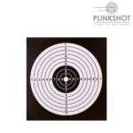 Paquete 100 dianas negras 14x14cm