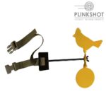 Pincho diana rotativa doble con correa de sujeción