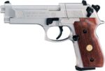 Pistola Beretta M 92 FS Nickel/Madera Co2 Full Metal