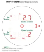 Prismáticos Con Telémetro Vortex Fury HD 5000 AB 10x42 - Imagen 4
