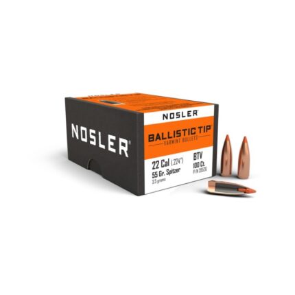Puntas Cal. 22-55-Spitzer Nosler Ballistic Varmin