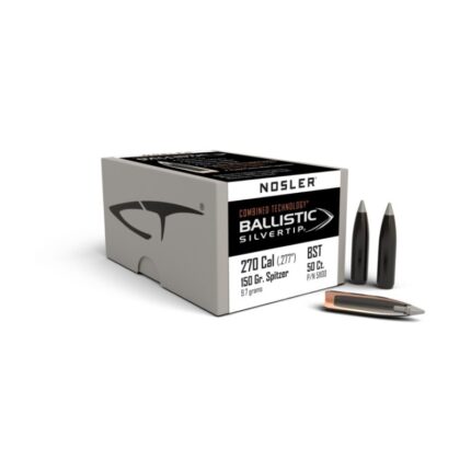Puntas Cal. 270-150 Spitzer Nosler Ballistic Silv