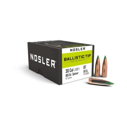 Puntas Cal. 30-165-Spitzer Nosler Ballistic Tip