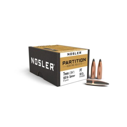 Puntas Cal. 7mm-150-Spitzer Nosler Partition 50un