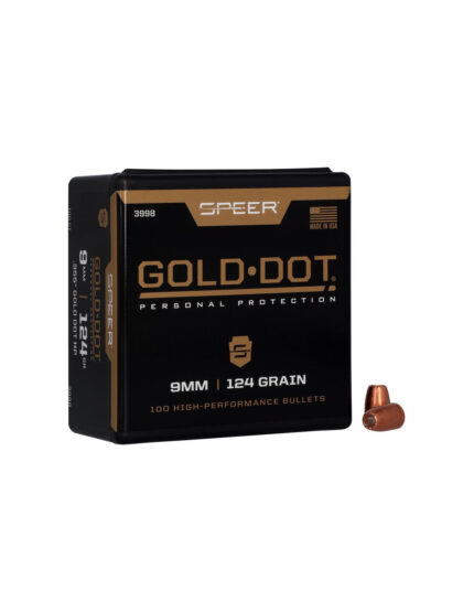 Puntas de bala SPEER Gold Dot HP - .355" - 124 grains
