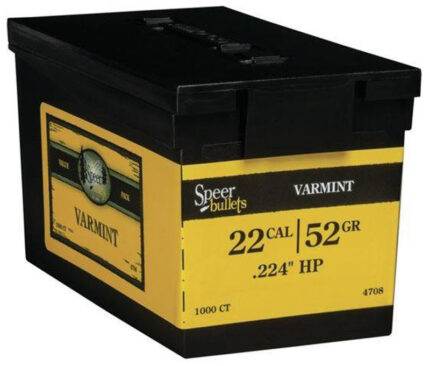 Puntas de bala SPEER Varmint HP - .224" - 52 grains (pack 1000 un.)