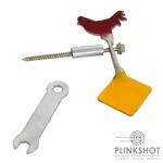 Punzón doble diana rotativa paloma-rombo