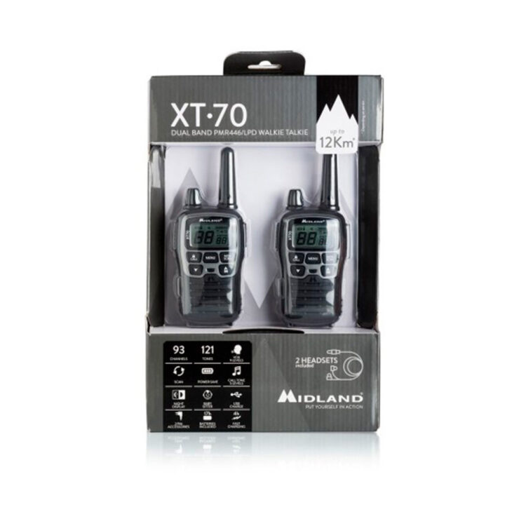 Walkie Talkies XT-70 Pareja PMR446 Midland - Imagen 4
