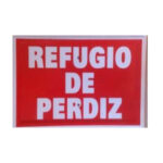 Tablilla Refugio de Perdiz (España) 30×20