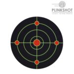 Rollo 100 dianas reactivas adhesiva 18cm