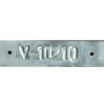 Placa Matricula Aluminio Grabada